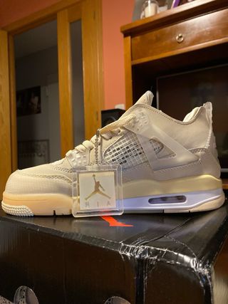 Air Jordan 4 Retro Off-White Sail Talla 42 Nuevas