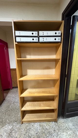 ESTANTERIA DE MADERA 5 BALDAS