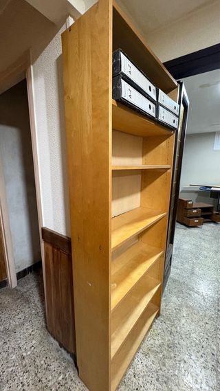 ESTANTERIA DE MADERA 5 BALDAS