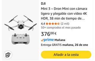 DJI Mini 3 - Dron Plegable 4K