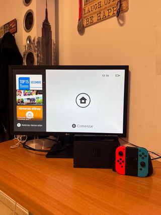 Nintendo Switch Completa Azul y Rojo