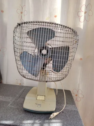 Ventilador vintage retro
