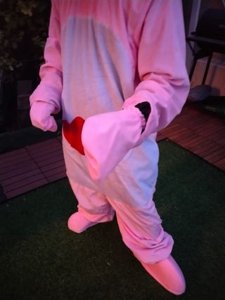 Disfraz Cerdito Rosa Adulto Talla Única