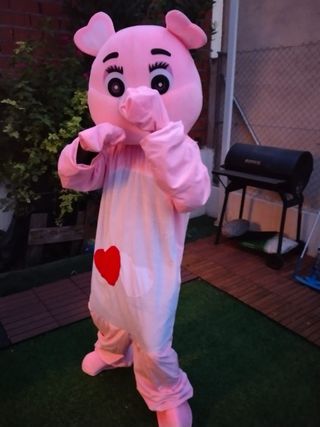Disfraz Cerdito Rosa Adulto Talla Única