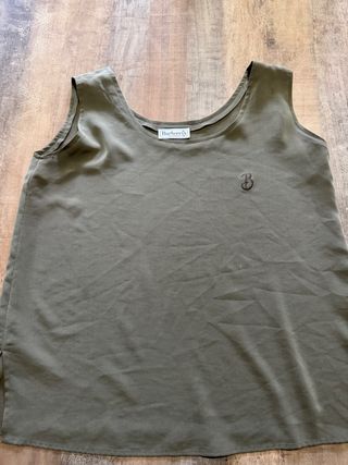 Camiseta Burberry Tirantes Verde Oliva
