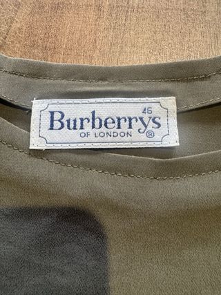 Camiseta Burberry Tirantes Verde Oliva