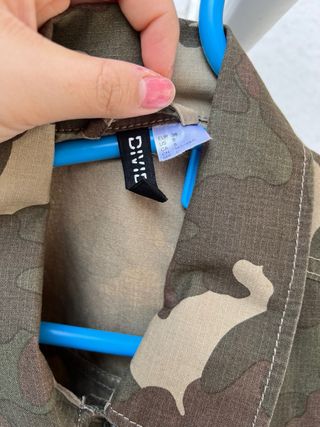 Chaqueta militar camuflaje