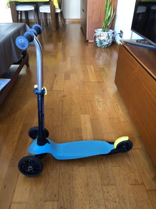 Patinete infantil 3 ruedas azul