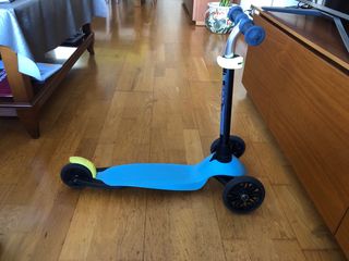 Patinete infantil 3 ruedas azul