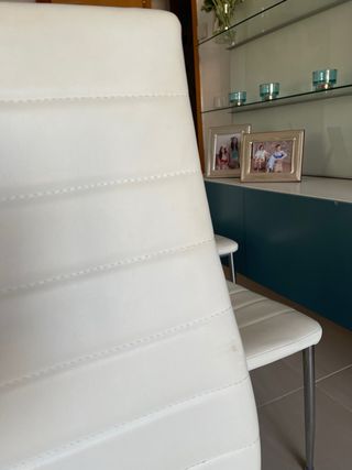 Juego de 6 Sillas Comedor Blancas 17,9 € cada una