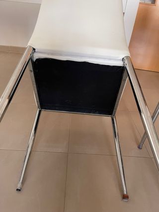 Juego de 6 Sillas Comedor Blancas 17,9 € cada una