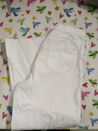 Pantalón premamá blanco