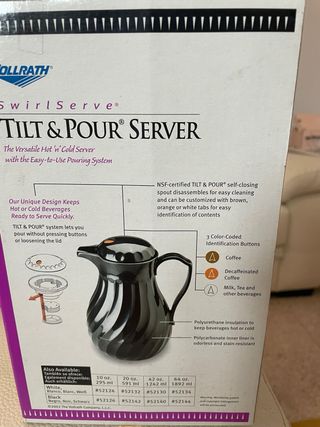 3 Caraffe Termiche Vollrath 1.2L