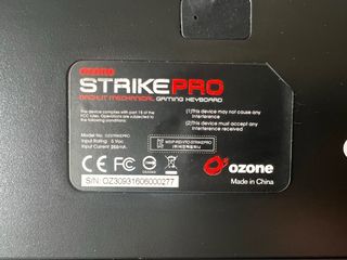 Teclado Gaming Ozone Strike Pro Negro