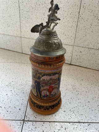 Jarra de cerveza de reservista alemán
