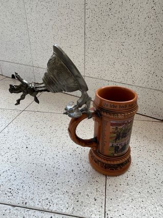 Jarra de cerveza de reservista alemán