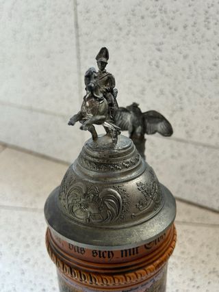 Jarra de cerveza de reservista alemán