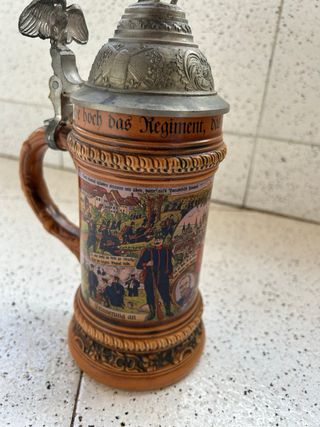 Jarra de cerveza de reservista alemán
