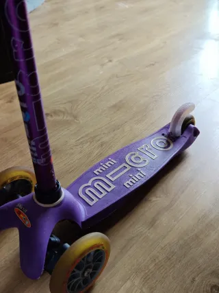 Patinete infantil Micro Mini morado