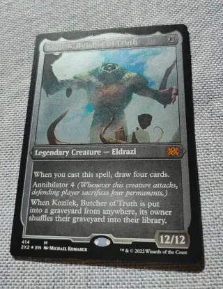 Kozilek, Butcher of Truth (V.2) FOIL etched