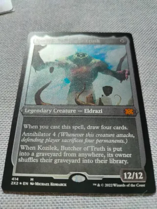 Kozilek, Butcher of Truth (V.2) FOIL etched