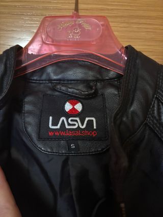 Cazadora Biker LASAL Mujer Negra