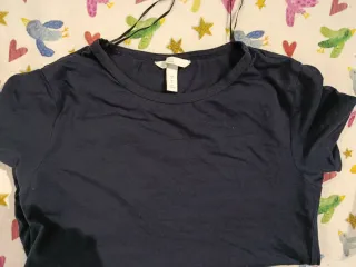 Camiseta premamá azul