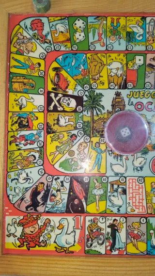 Antiguo Juego La Oca y Parchís
