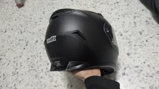Casco de moto integral Unik negro nuevo