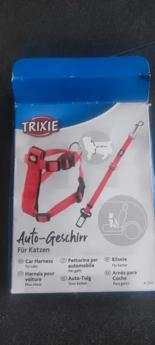 Arnés Trixie para coche para gatos Sin estrenar