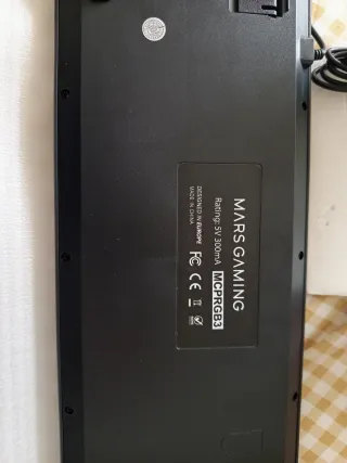 Teclado Gaming Mars Gaming MCP-RGB3