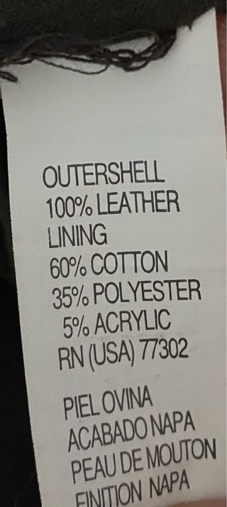 Cazadora de cuero Zara