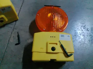 2 Luces de Obra Naranja