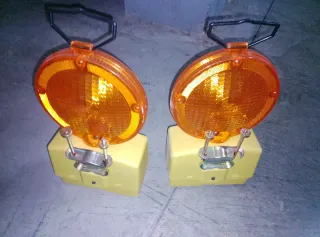 2 Luces de Obra Naranja