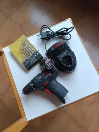 TALADRO ATORNILLADOR BOSCH BATERÍA GSR 12V-15