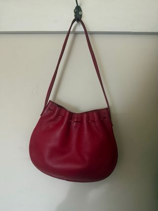 Bolso vintage piel rojo