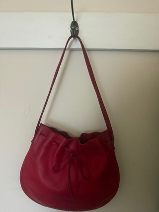 Bolso vintage piel rojo