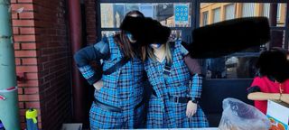 Disfraz guerrera escocesa Atosa talla xl