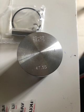 Pistón Vertex 22560A + Bulón + Canastilla