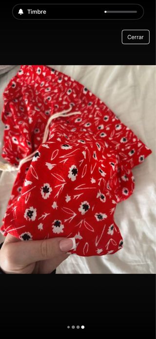 Pantalón corto estampado floral