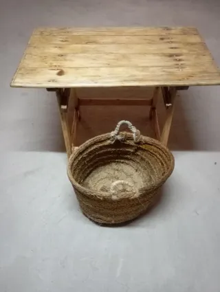 🇪🇦Canasto antiguo esparto grande