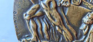 Medalla Bronce Batalla Pichincha 1822. Casadio