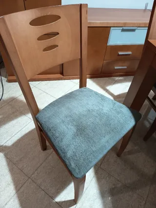 Mueble de salón, Mesa de comedor y 6 sillas