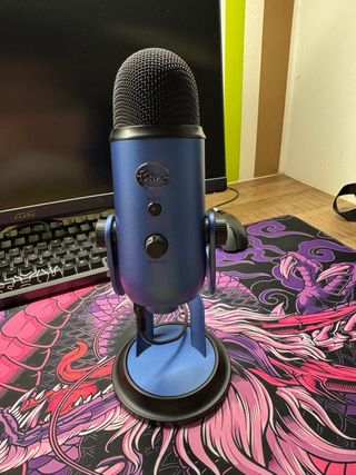 Micrófono Blue Yeti Gamer Azul