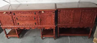 Muebles de salon Vitrina y aparadores de madera