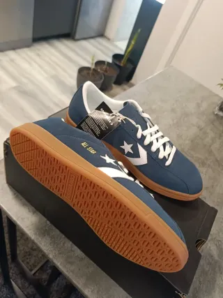 Converse All Star Azul Goma Marrón