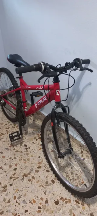 Bicicleta Mountain Bike 24 First Toplife Roja