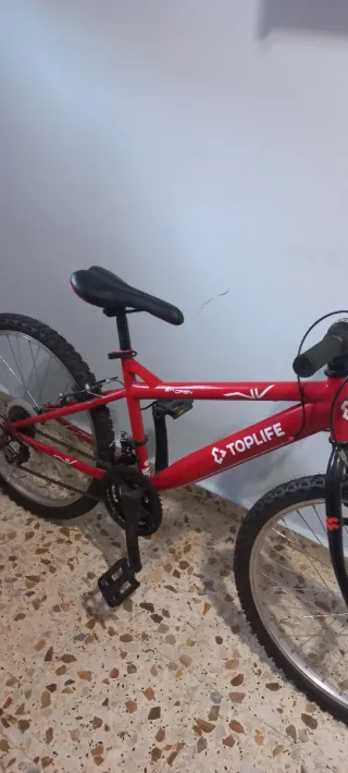 Bicicleta Mountain Bike 24 First Toplife Roja