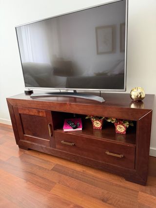 Mueble TV Madera Oscura