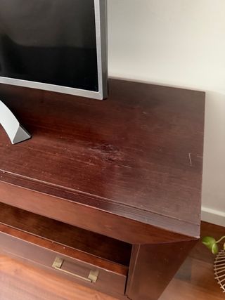 Mueble TV Madera Oscura